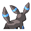 #197 Umbreon sprite Posterior Shiny