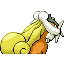 #243 Raikou sprite Posterior Shiny