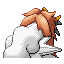 #244 Entei sprite Posterior Shiny