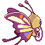 #267 Beautifly sprite Posterior Shiny