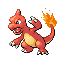 #005 Charmeleon sprite Rojo Fuego / Verde Hoja