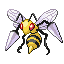#015 Beedrill sprite Rojo Fuego / Verde Hoja