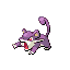 #019 Rattata sprite Rojo Fuego / Verde Hoja