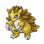 #028 Sandslash sprite Rojo Fuego / Verde Hoja
