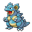 #031 Nidoqueen sprite Rojo Fuego / Verde Hoja