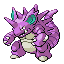 #034 Nidoking sprite Rojo Fuego / Verde Hoja