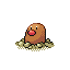 #050 Diglett sprite Rojo Fuego / Verde Hoja