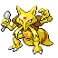 #064 Kadabra sprite Rojo Fuego / Verde Hoja