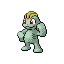 #066 Machop sprite Rojo Fuego / Verde Hoja