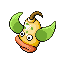 #070 Weepinbell sprite Rojo Fuego / Verde Hoja