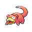 #079 Slowpoke sprite Rojo Fuego / Verde Hoja