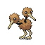 #084 Doduo sprite Rojo Fuego / Verde Hoja