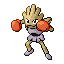 #107 Hitmonchan sprite Rojo Fuego / Verde Hoja