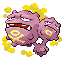 #110 Weezing sprite Rojo Fuego / Verde Hoja