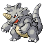 #112 Rhydon sprite Rojo Fuego / Verde Hoja