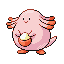 #113 Chansey sprite Rojo Fuego / Verde Hoja