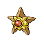 #120 Staryu sprite Rojo Fuego / Verde Hoja