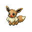 #133 Eevee sprite Rojo Fuego / Verde Hoja