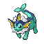 #134 Vaporeon sprite Rojo Fuego / Verde Hoja