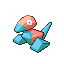 #137 Porygon sprite Rojo Fuego / Verde Hoja