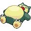 #143 Snorlax sprite Rojo Fuego / Verde Hoja