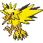 #145 Zapdos sprite Rojo Fuego / Verde Hoja
