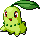 #152 Chikorita sprite Rojo Fuego / Verde Hoja