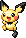 #172 Pichu sprite Rojo Fuego / Verde Hoja