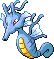 #230 Kingdra sprite Rojo Fuego / Verde Hoja