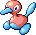 #233 Porygon2 sprite Rojo Fuego / Verde Hoja