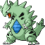 #248 Tyranitar sprite Rojo Fuego / Verde Hoja