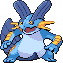 #260 Swampert sprite Rojo Fuego / Verde Hoja