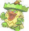 #272 Ludicolo sprite Rojo Fuego / Verde Hoja