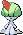 #280 Ralts sprite Rojo Fuego / Verde Hoja