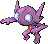 #302 Sableye sprite Rojo Fuego / Verde Hoja