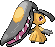 #303 Mawile sprite Rojo Fuego / Verde Hoja