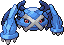 #376 Metagross sprite Rojo Fuego / Verde Hoja