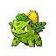 #002 Ivysaur sprite Rojo Fuego / Verde Hoja Shiny
