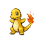 #004 Charmander sprite Rojo Fuego / Verde Hoja Shiny
