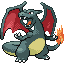 #006 Charizard sprite Rojo Fuego / Verde Hoja Shiny