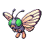 #012 Butterfree sprite Rojo Fuego / Verde Hoja Shiny