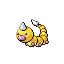 #013 Weedle sprite Rojo Fuego / Verde Hoja Shiny
