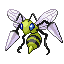 #015 Beedrill sprite Rojo Fuego / Verde Hoja Shiny