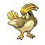 #017 Pidgeotto sprite Rojo Fuego / Verde Hoja Shiny