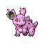 #030 Nidorina sprite Rojo Fuego / Verde Hoja Shiny