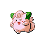 #035 Clefairy sprite Rojo Fuego / Verde Hoja Shiny