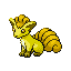 #037 Vulpix sprite Rojo Fuego / Verde Hoja Shiny
