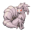 #038 Ninetales sprite Rojo Fuego / Verde Hoja Shiny