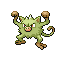 #056 Mankey sprite Rojo Fuego / Verde Hoja Shiny
