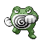 #062 Poliwrath sprite Rojo Fuego / Verde Hoja Shiny